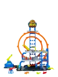 Hot Wheels - City Mega Loop Garage Playset With 1 Die-Cast Toy Car & 1 Toy Helicopter In 1:64 Scale - V&otilde;idus&otilde;idurajad - ONE SIZE