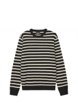 Mads N&oslash;rgaard - Super Wool Karsten Stripe Knit - &Uuml;mara kaelusega - XXL