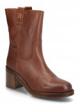 Tommy Hilfiger - Riding Lthr Mid Boot Block Heel - Kontsaga poolsaapad - 37