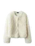 LMTD - Nlfberry Ls Short Jacket - Kunstkarusnahk - 170-176