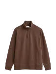 Gant - Light Sacker Half Zip - Poolpika lukuga džemprid - S