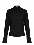 Weekday - Long-Sleeved Fitted Zip Shirt - Pikkade varrukatega - 40