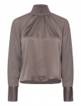 Dante6 - Dante6-Estela Silk Mixed Top - Pikkade varrukatega - 40