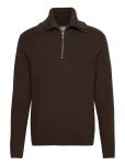 Lindbergh - Half Zip Rib Knit W?. Oversized Col - Poolpika lukuga džemprid - M