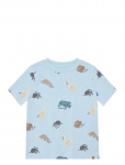 Minymo - T-Shirt Ss Aop - L&uuml;hikeste varrukatega - 116