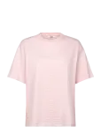 Monki - Short-Sleeved Cotton T-Shirt - L&uuml;hikeste varrukatega - XXS