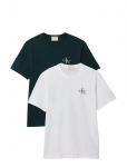 Calvin Klein Jeans - Ss 30S Clssc Micro Mnlgo Tee 2Pk - L&uuml;hikeste varrukatega - L