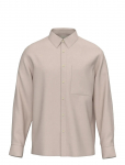 Calvin Klein - Ls Solid Linen Classic Shirt - Linased s&auml;rgid - L