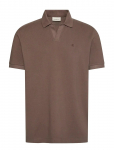 Calvin Klein Jeans - Ss Open Collar Casual Pique Polo - L&uuml;hikeste varrukatega - XXL