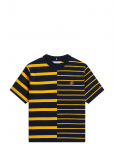 Tommy Hilfiger - Th Stripe Mix Mdrn Ss Tee - L&uuml;hikeste varrukatega - S