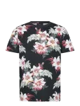 Lindbergh - Slub Aop Tee S/S - L&uuml;hikeste varrukatega - L