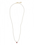 SN&Ouml; Of Sweden - Noctelle Pearl Neck 42 G/Red - 42 Cm - P&auml;rlitega kaelakeed - 42 CM