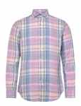 Polo Ralph Lauren - Classic Fit Plaid Slub Linen Shirt - Vabaaja s&auml;rgid - XL