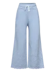 Ralph Lauren Kids - Eyelet French Terry Wide-Leg Sweatpant - Dressip&uuml;ksid - 129-130