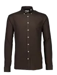 Lindbergh - M&eacute;lange Brushed Shirt L/S - Regular - Vabaaja s&auml;rgid - S