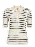 MOS MOSH - Mmcaliz Stripe Ss Knit - Polod - XL