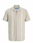Jack & Jones - Jprblusummer Lin. Blen Dobby Ss Shirt Sn - Vabaaja s&auml;rgid - XXL