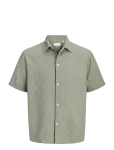 Jack & Jones - Jormontauk Wavy Texture Shirt Ss Sn - Vabaaja s&auml;rgid - XXL