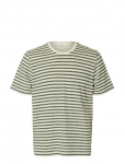 Selected - Slhkevin Stripe Ss O-Neck Tee - L&uuml;hikeste varrukatega - M