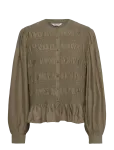 Bubbleroom - Smock Blouse - Pikkade varrukatega - 32-34