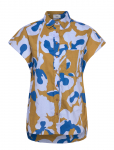 Closed - Short Sleeve Shirts & Blouses Oceanic Blue - L&uuml;hikeste varrukatega - S