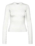 Weekday - Slim Long-Sleeved Press Stud Top - Pikkade varrukatega - XL