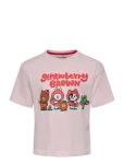 Kids Only - Kmgberry Ss Loose Print Tee Jrs - L&uuml;hikeste varrukatega - 122