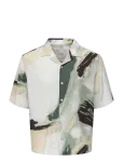 ONLY & SONS - Onsharvi Rlx Resort Ss 041 Aop Shirt - L&uuml;hikeste varrukatega s&auml;rgid - L