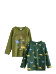 Lindex - 2-Pack Long-Sleeved Tops - Pikkade varrukatega T-s&auml;rgid - 92