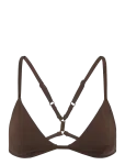 Monki - Crossback Triangle Bikini Top - Kolmnurksed bikiinitopid - XL