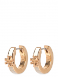 Tory Burch - Icon Enamel Huggie Earrings - R&otilde;ngad - ONE SIZE