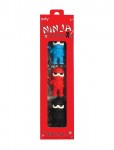 Ooly - Eraser 3 Pcs - Ninja - Kirjatarbed - ONE SIZE