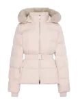 Calvin Klein - Matte Mw Belted Short Puffer Wit - Polsterdatud jakid - M