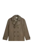 Scotch & Soda - Wool-Blend Peacoat - Villased mantlid - M