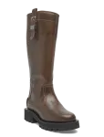 Ganni - Studs High Boot Crinkle Oleatex - P&otilde;lveni saapad - 40