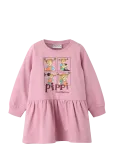 Name It - Nmfasta Pippi Swe Dress Bru Sky - Pikkade varrukatega vabaajakleidid - 92