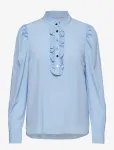 FREE/QUENT - Shirt From Freequent In A Light Material With A Striped Pattern. The Shirt Has A - Pikkade varrukatega - S