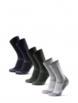 Danish Endurance - Classic Hiking Crew Socks 3-Pack - Tavalised sokid - 43-47