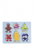 Babblarna - Babblarna- Shape Puzzle, 6 Figures, 1- 3 Y - Pusled - ONE SIZE
