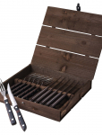 Gense - Steakbestik/Grillbestik Old Farmer Classic 12 Dele Tr&aelig;/St - Liha s&ouml;&ouml;giriistad - ONE SIZE