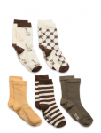 Minymo - Socks W. Pattern (5-Pack) - Sokid - 19\22