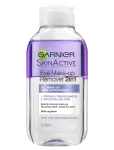 Garnier - Garnier Skinactive Eye Make-Up Remover 2In1 For All Skin Types 125 Ml - Eye Makeup Removers - 125 ml