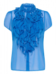 Saint Tropez - Liljasz Crinkle Ss Shirt - L&uuml;hikeste varrukatega - XL