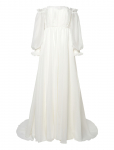 Malina - Amelia Off-The-Shoulder Organza Bridal Gown - Maksikleidid - S