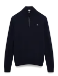 Gant - Superfine Lambswool Half Zip - Poolpika lukuga džemprid - XXXL