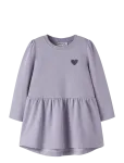 Name It - Nmfvima Ls Swe Dress Bru - Pikkade varrukatega vabaajakleidid - 104