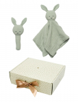 JaBaDaBaDo - Baby Gift Bunny Rattle Green - Beebide kinkekomplektid - ONE SIZE