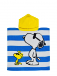 Nuser - Poncho Snoopy 50X100Cm, 100% Cotton - R&auml;tikud - 50X100CM