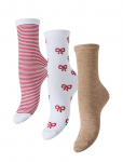 Pieces - Pcjopi Xmas Glitter Socks 3-Pack Box Bc - Tavalised sokid - ONE SIZE