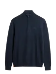Superdry - Essential Emb Knit Half Zip - Poolpika lukuga džemprid - XXL
